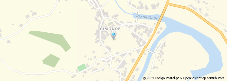 Mapa de Gimonde