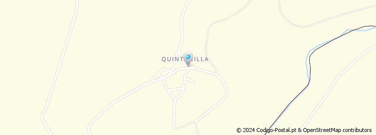 Mapa de Quintanilha