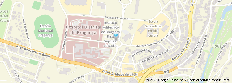Mapa de Rua Dom Afonso V