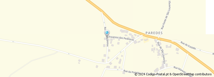 Mapa de Rua Pereira Lopes