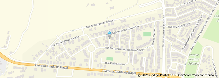 Mapa de Rua Plácido Abreu