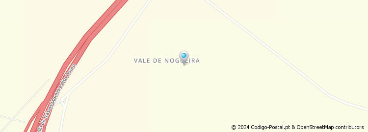 Mapa de Vale de Nogueira