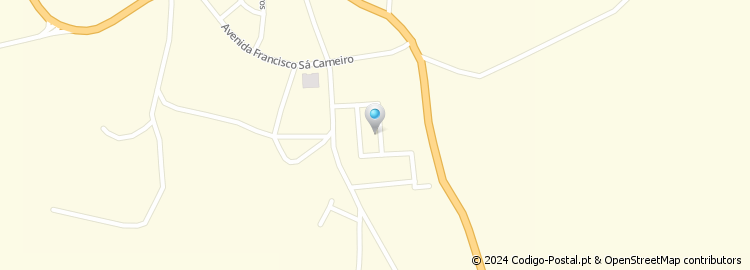 Mapa de Rua Benjamim Carvalho