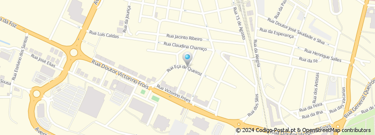 Mapa de Rua António José Alves