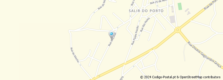 Mapa de Rua D. Maria São José Oliveira Cabral