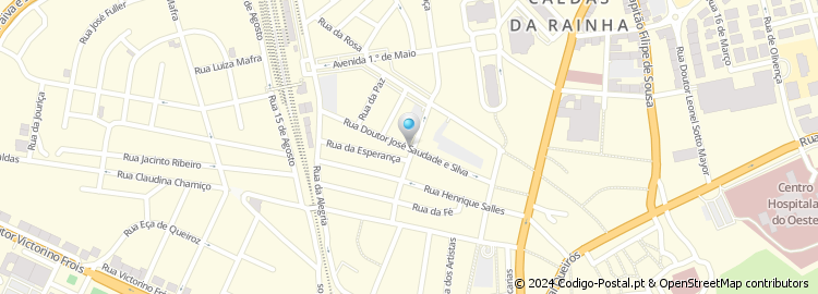 Mapa de Rua Doutor José Saudade e Silva