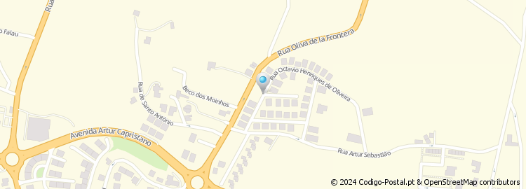 Mapa de Rua Engenheiro António Rosário Hipólito