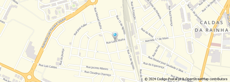 Mapa de Rua Francisco Gomes Avelar