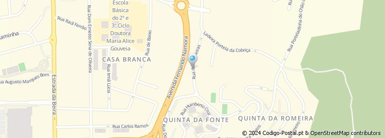 Mapa de Rua Romeiras