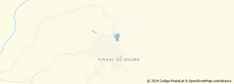 Mapa de Pinhal do Douro