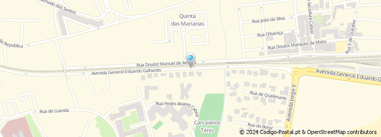 Mapa de Avenida General Eduardo Galhardo