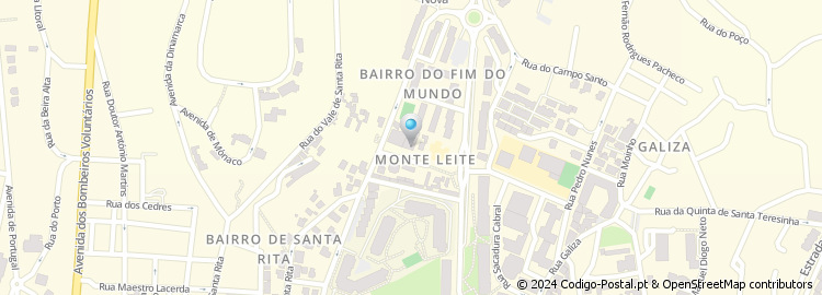 Mapa de Largo Monte Leite