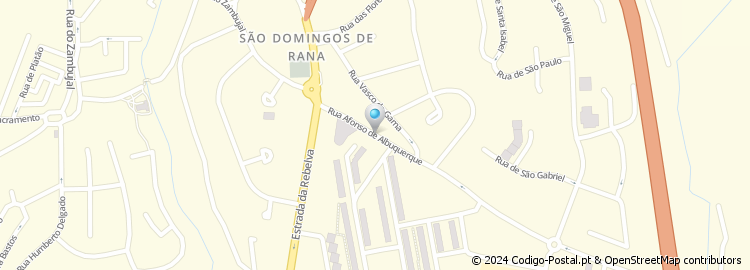Mapa de Rua António Faustino