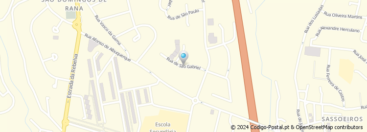 Mapa de Rua de São Gabriel