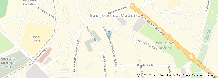 Mapa de Rua João Pereira Roque