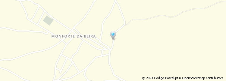 Mapa de Monforte da Beira