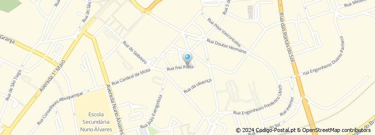 Mapa de Rua Frei Carlos Prata