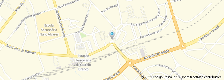 Mapa de Rua Poeta João Roriz