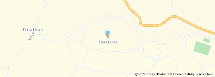 Mapa de Tinalhas