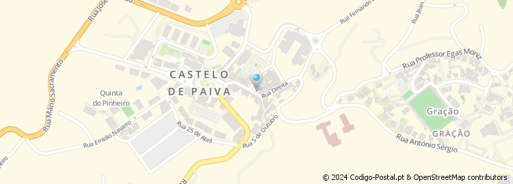 Mapa de Rua Doutor Pereira Oliveira