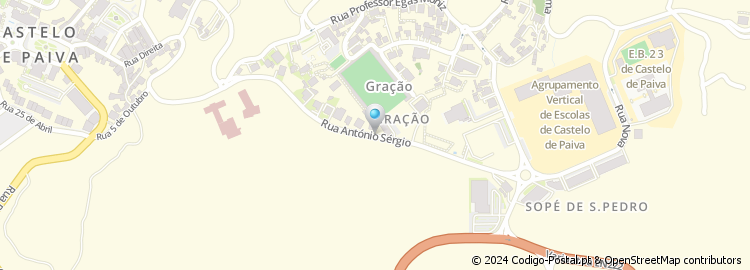 Mapa de Rua José Maria Pinto Monteiro