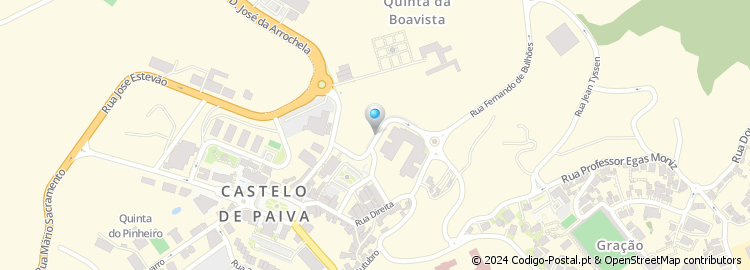Mapa de Rua Luís Aranha