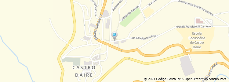 Mapa de Apartado 113, Castro Daire