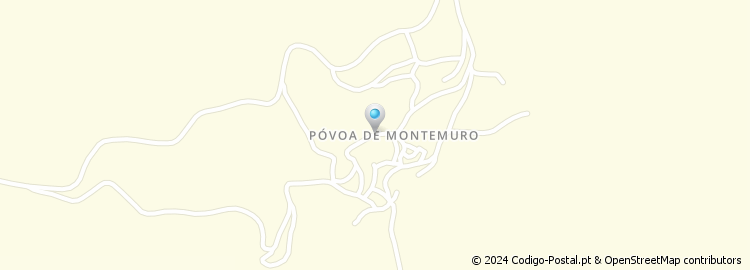 Mapa de Póvoa de Montemuro