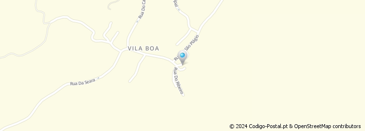 Mapa de Rua Vale de Figueira