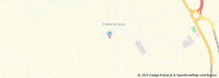 Mapa de Termas do Carvalhal