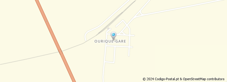 Mapa de Estação de Ourique