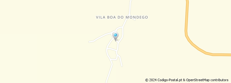 Mapa de Vila Boa do Mondego