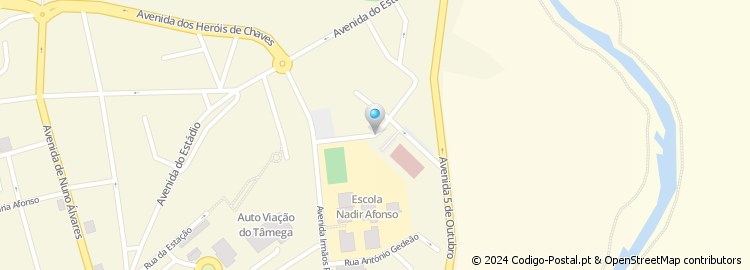 Mapa de Rua Enfermeiro Carvalho