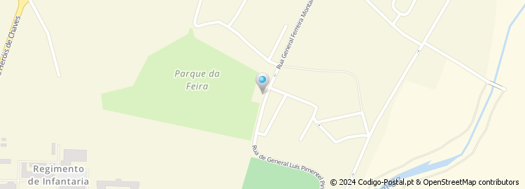 Mapa de Rua General Luís Pimentel Pinto