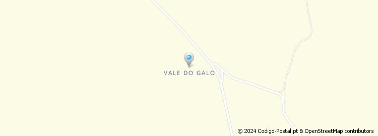 Mapa de Vale do Galo