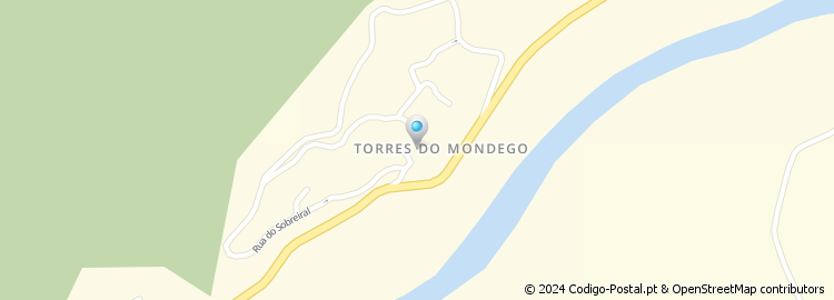 Mapa de Beco de Santo António