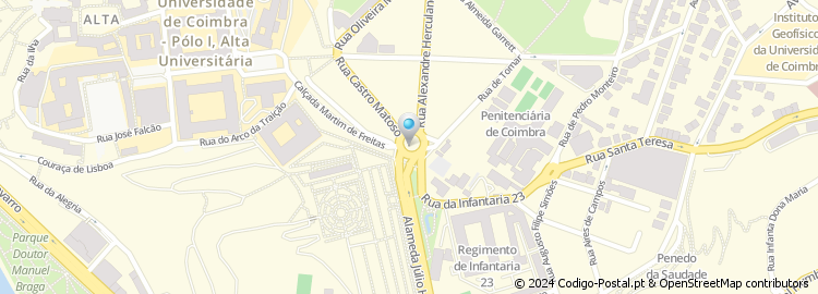 Mapa de Praça João Paulo II