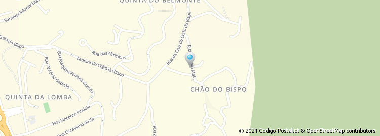 Mapa de Rua António Maia