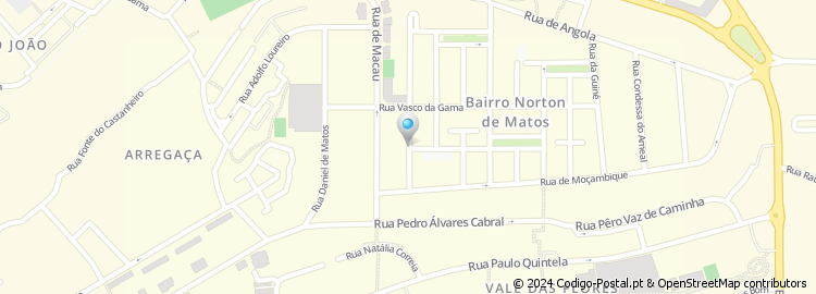 Mapa de Rua Carvalho Araújo