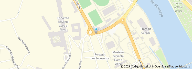 Mapa de Rua Central das Lages