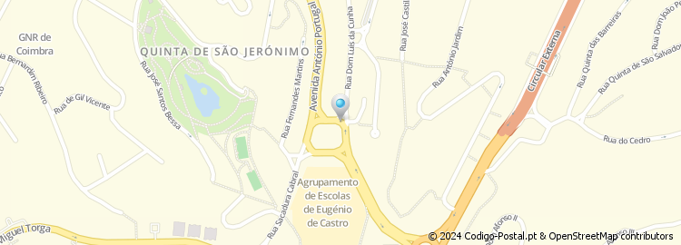 Mapa de Rua Dom Luis da Cunha
