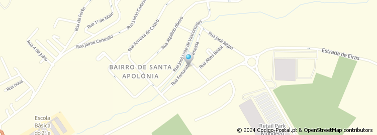 Mapa de Rua Fortunato de Almeida