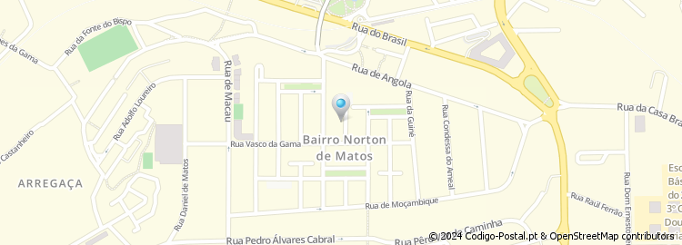 Mapa de Rua Nuno Tristão