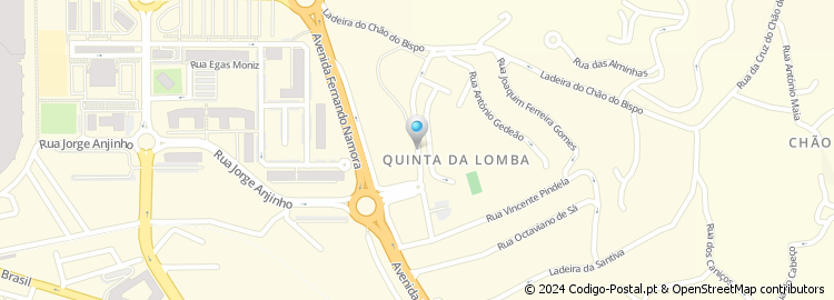 Mapa de Rua Padre António Nogueira Gonçalves