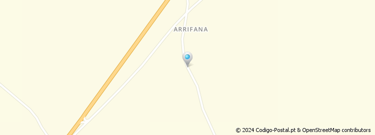 Mapa de Arrifana