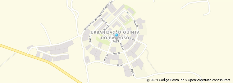 Mapa de Urbanização Quinta do Barroso