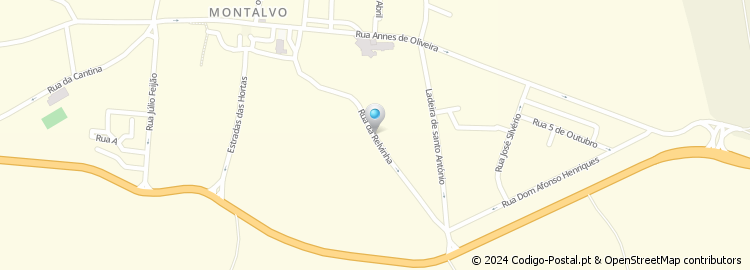 Mapa de Rua Maria de Serpa Pimentel Themudo