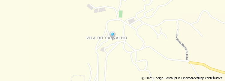 Mapa de Rua Amoreira (vila Carvalho)