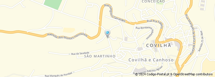 Mapa de Rua Capitão João D Almeida