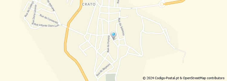 Mapa de Rua Dom António Prior do Crato